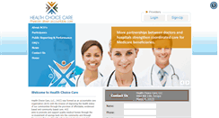 Desktop Screenshot of healthchoicecare.com