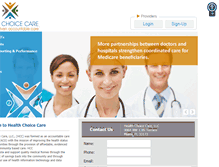 Tablet Screenshot of healthchoicecare.com